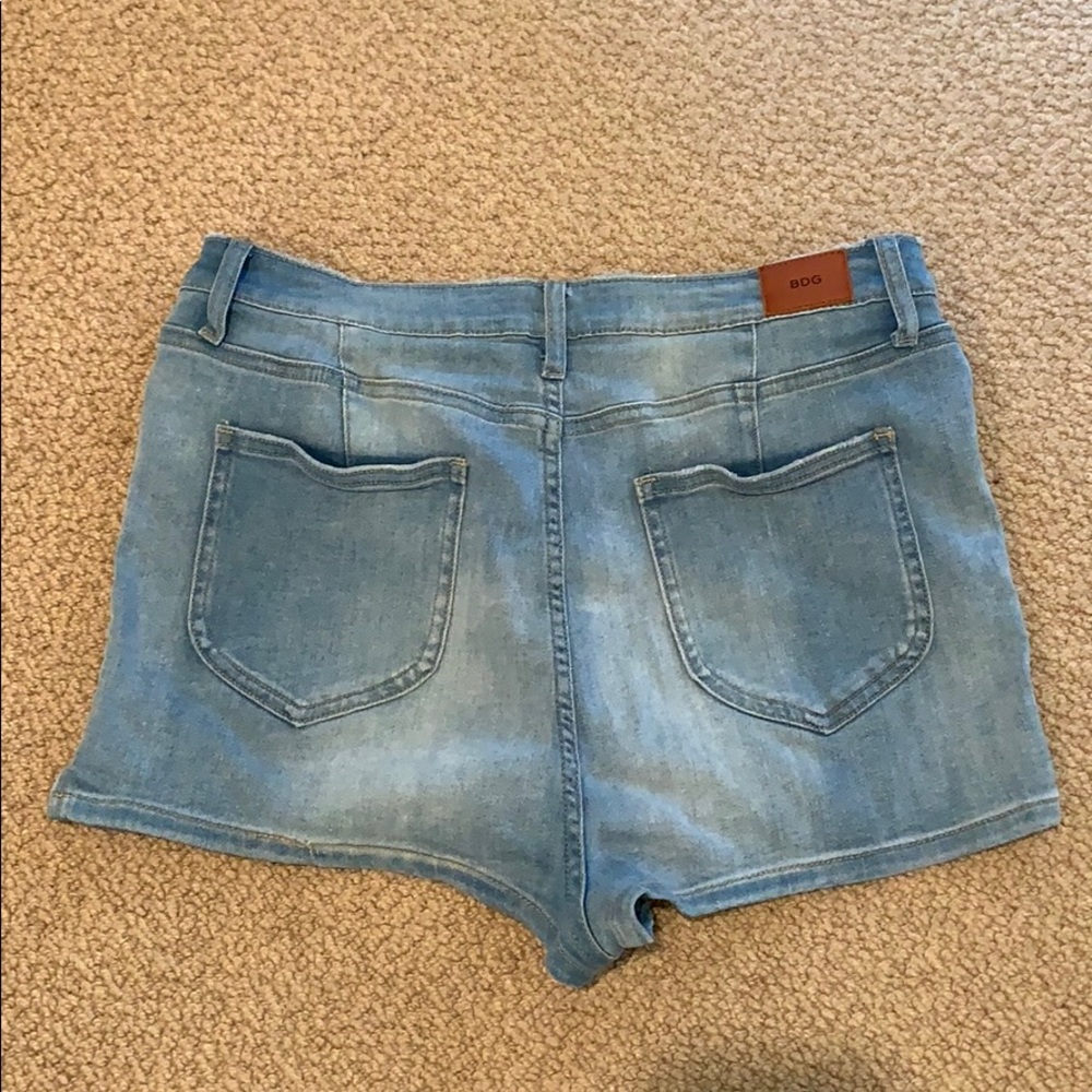 BDG high waisted denim shorts- worn once!